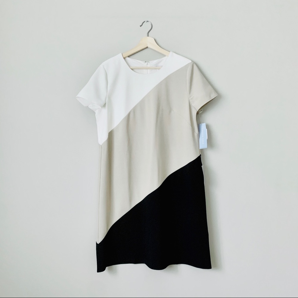 NWT {London Times} Color Block Dress